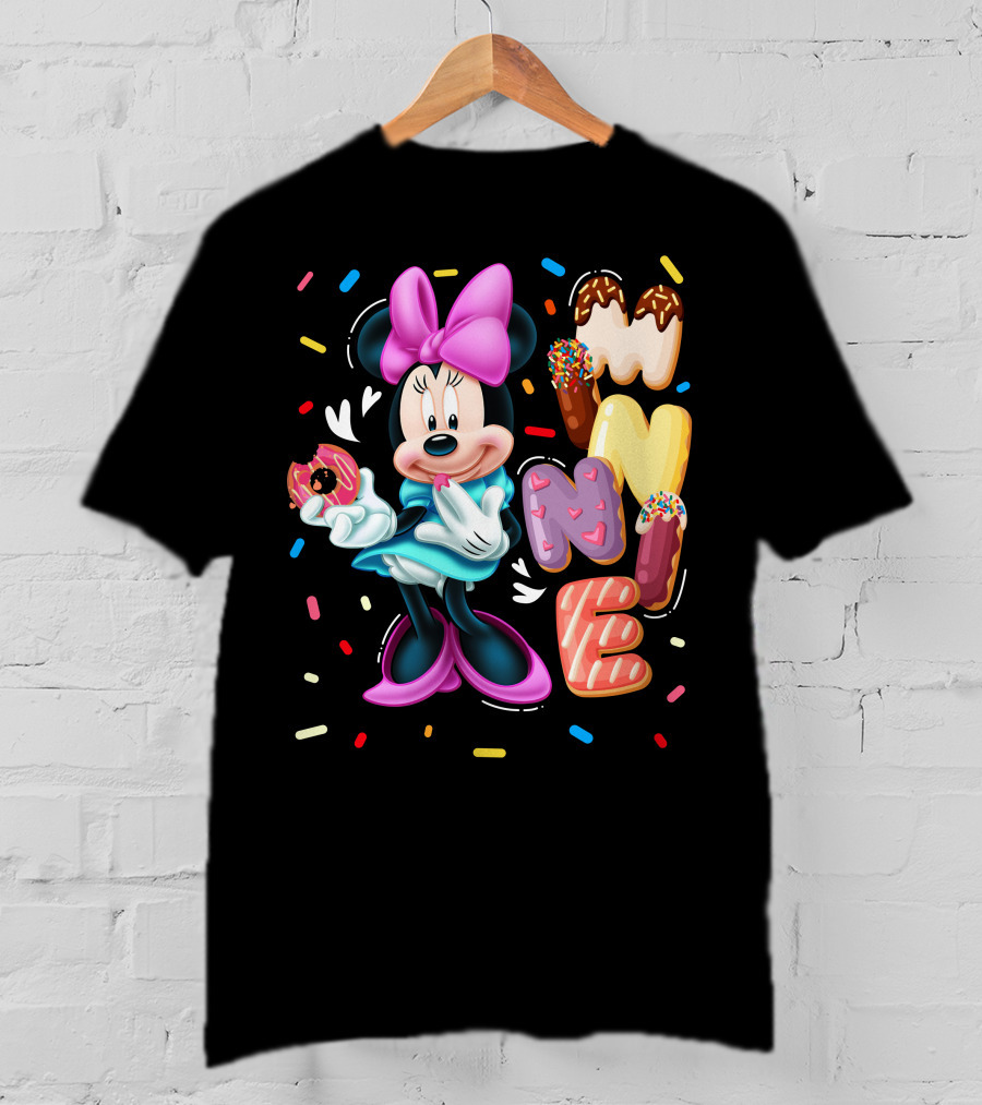 Minnie Donut And Sprinkles Theme T-Shirt
