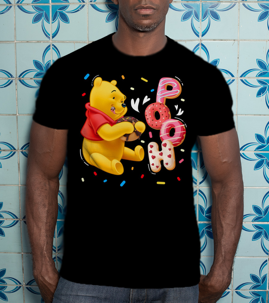 Pooh Donut Delight With Sprinkles T-Shirt