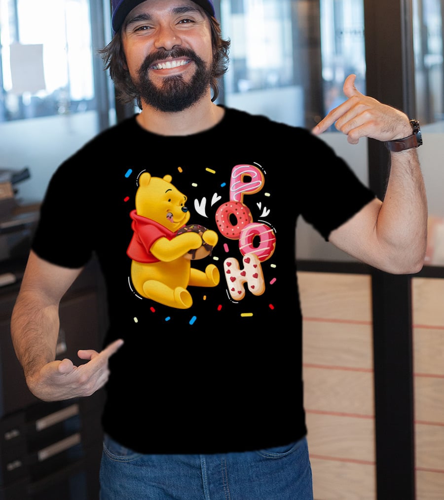 Pooh Donut Delight With Sprinkles T-Shirt