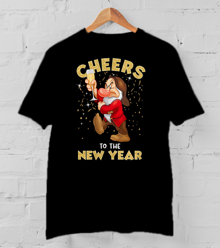 Cheers To The New Year Gr Champagne T-Shirt