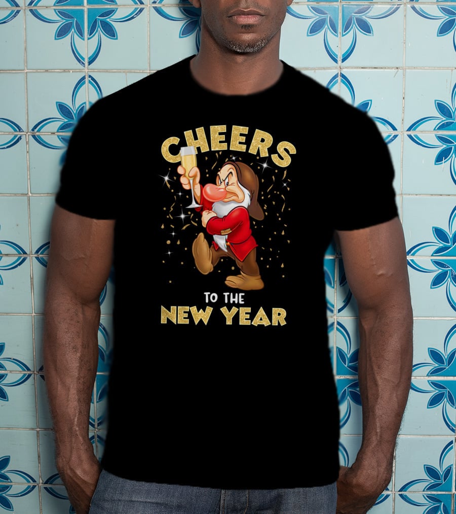 Cheers To The New Year Gr Champagne T-Shirt