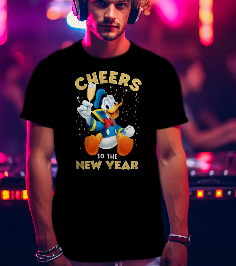 Cheers To The New Year Dn Champagne T-Shirt