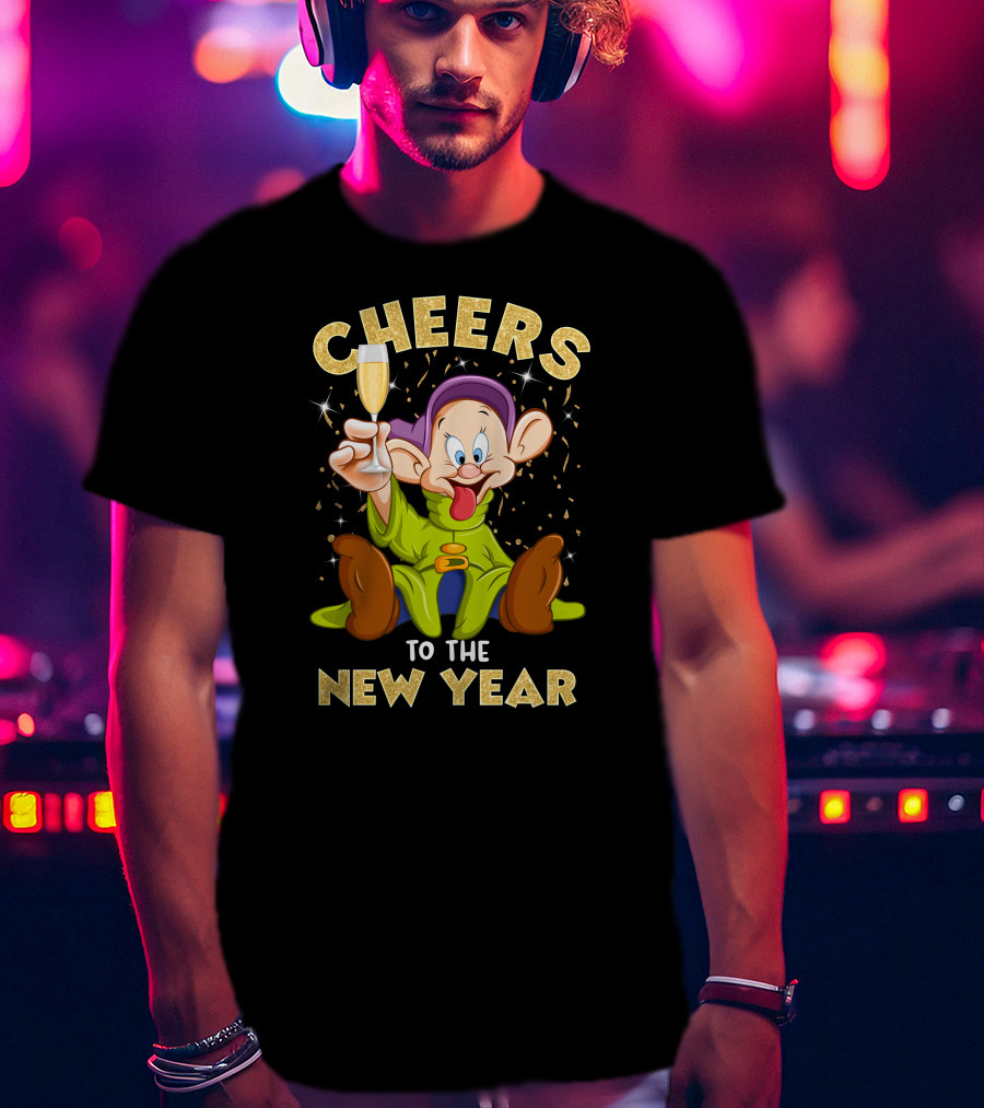 Cheers To The New Year Dp Champagne T-Shirt