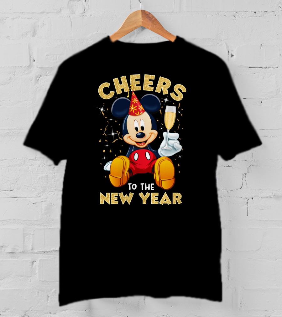 Cheers To The New Year Mk Champagne T-Shirt