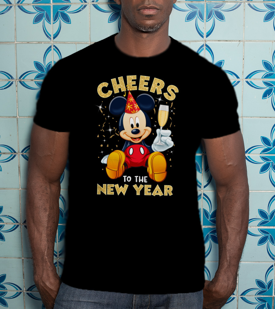 Cheers To The New Year Mk Champagne T-Shirt