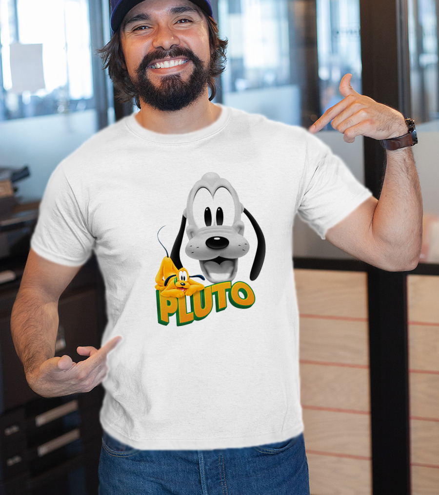 Pluto Cartoon Dog Disney Animation Character T-Shirt