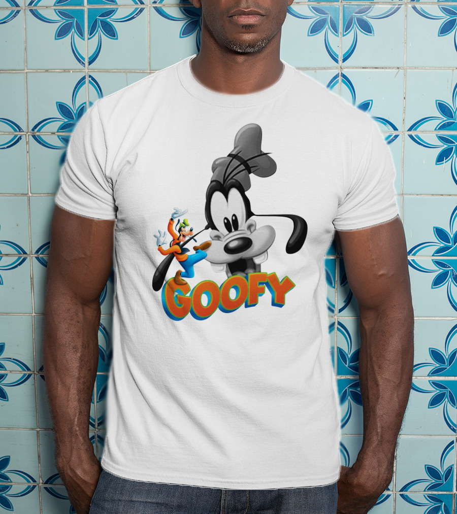 Goofy Disney Character With Classic Animation Style T-Shirt