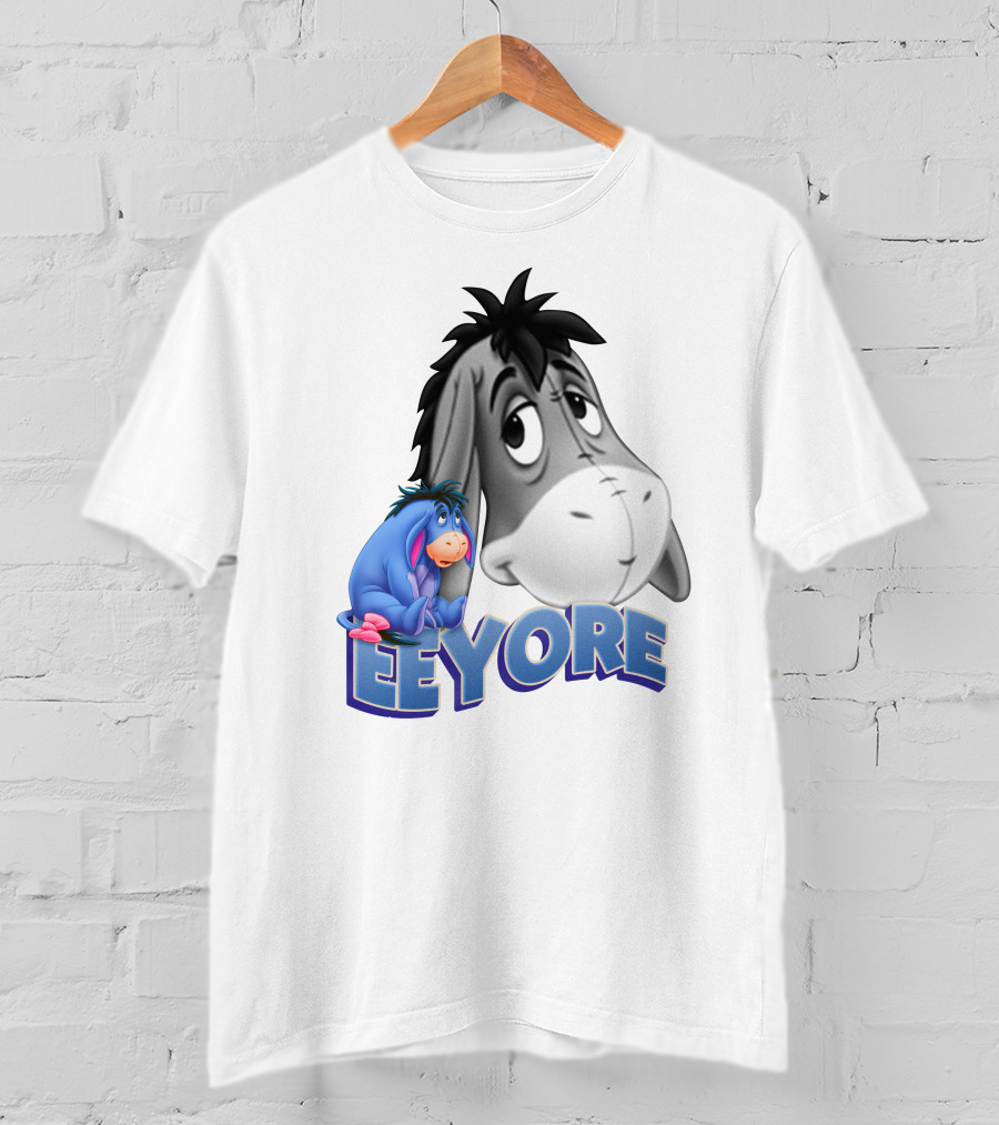 Eeyore Blue And Gray Character Disney T-Shirt