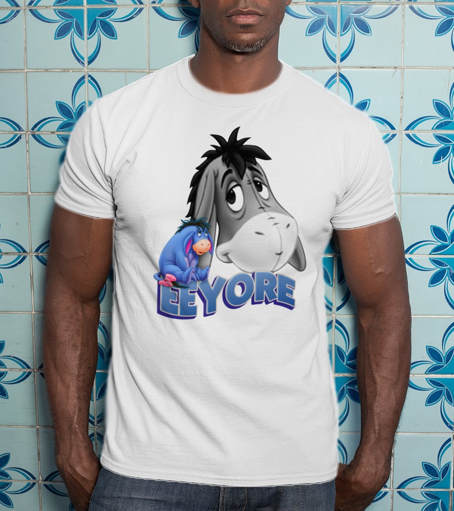 Eeyore Blue And Gray Character Disney T-Shirt