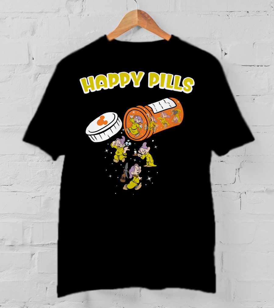 HAPPY PILLS Dopey Dwarf Animation T-Shirt