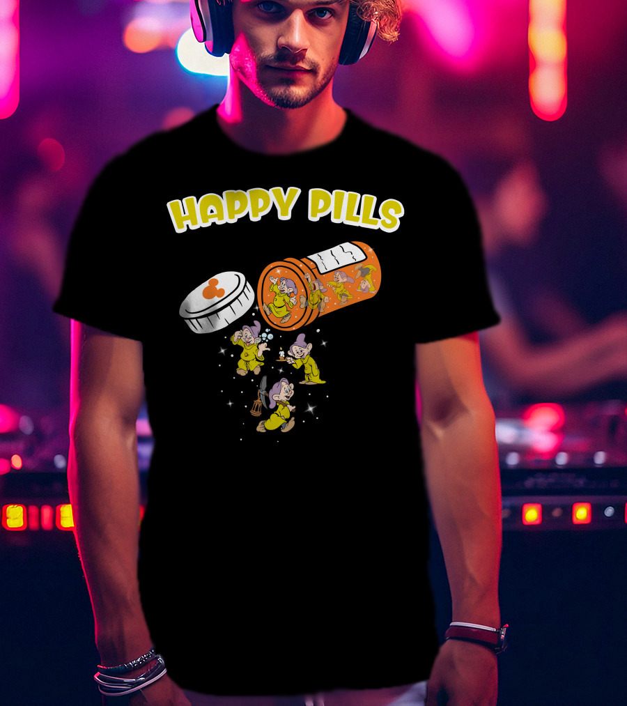 HAPPY PILLS Dopey Dwarf Animation T-Shirt