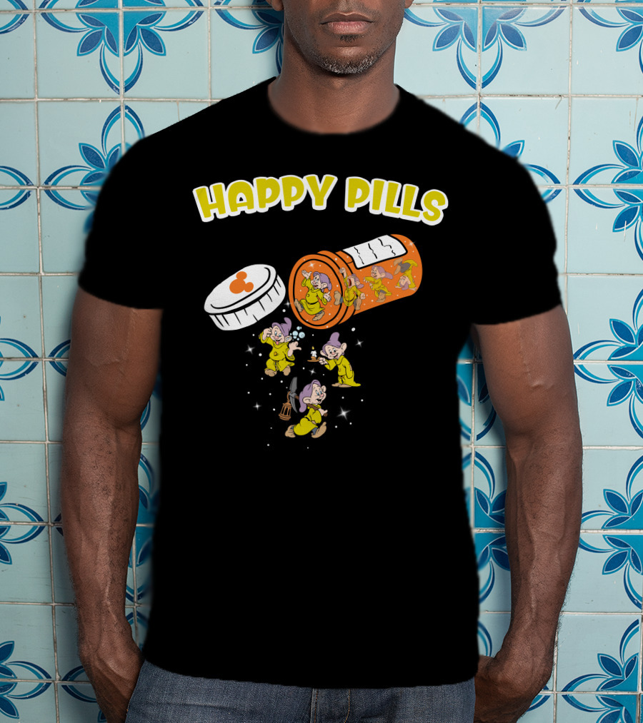 HAPPY PILLS Dopey Dwarf Animation T-Shirt