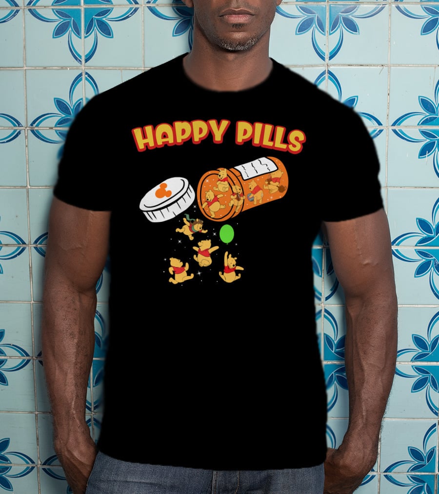 HAPPY PILLS POOH Balloon Fun T-Shirt
