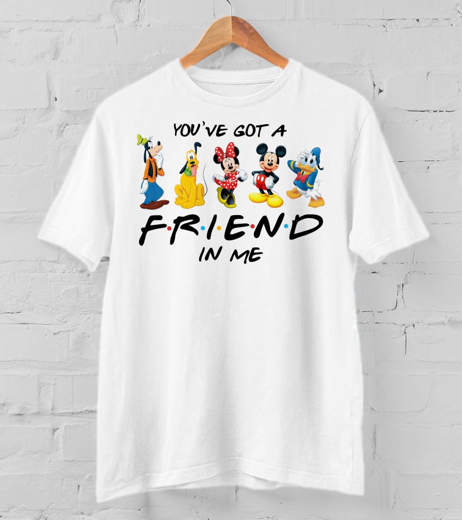 You’ve Got A Friend In Me With Mickey, Minnie, Donald, Goofy, And Pluto T-Shirt