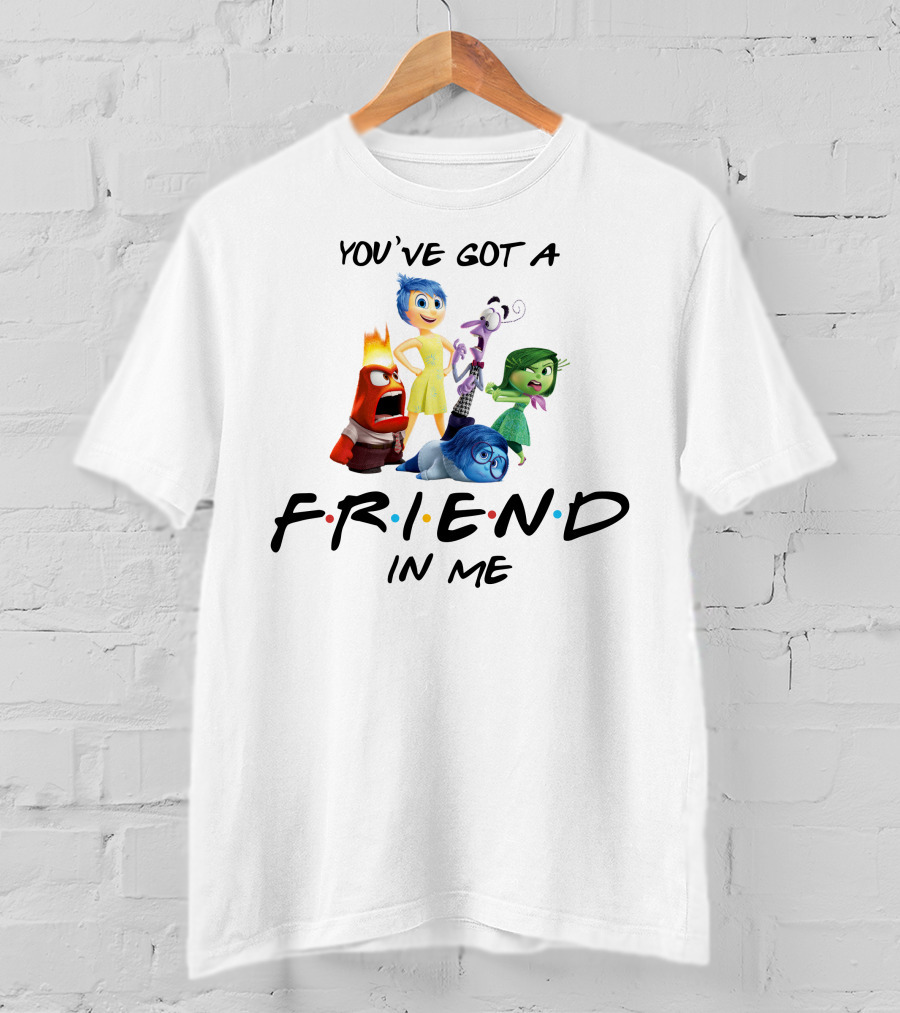You've Got A Friend IN ME Inside Out Pixar Characters T-Shirt