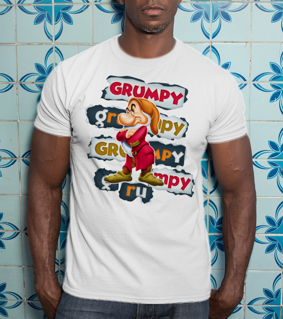Grumpy Snow White Seven Dwarfs Character Alignment T-Shirt