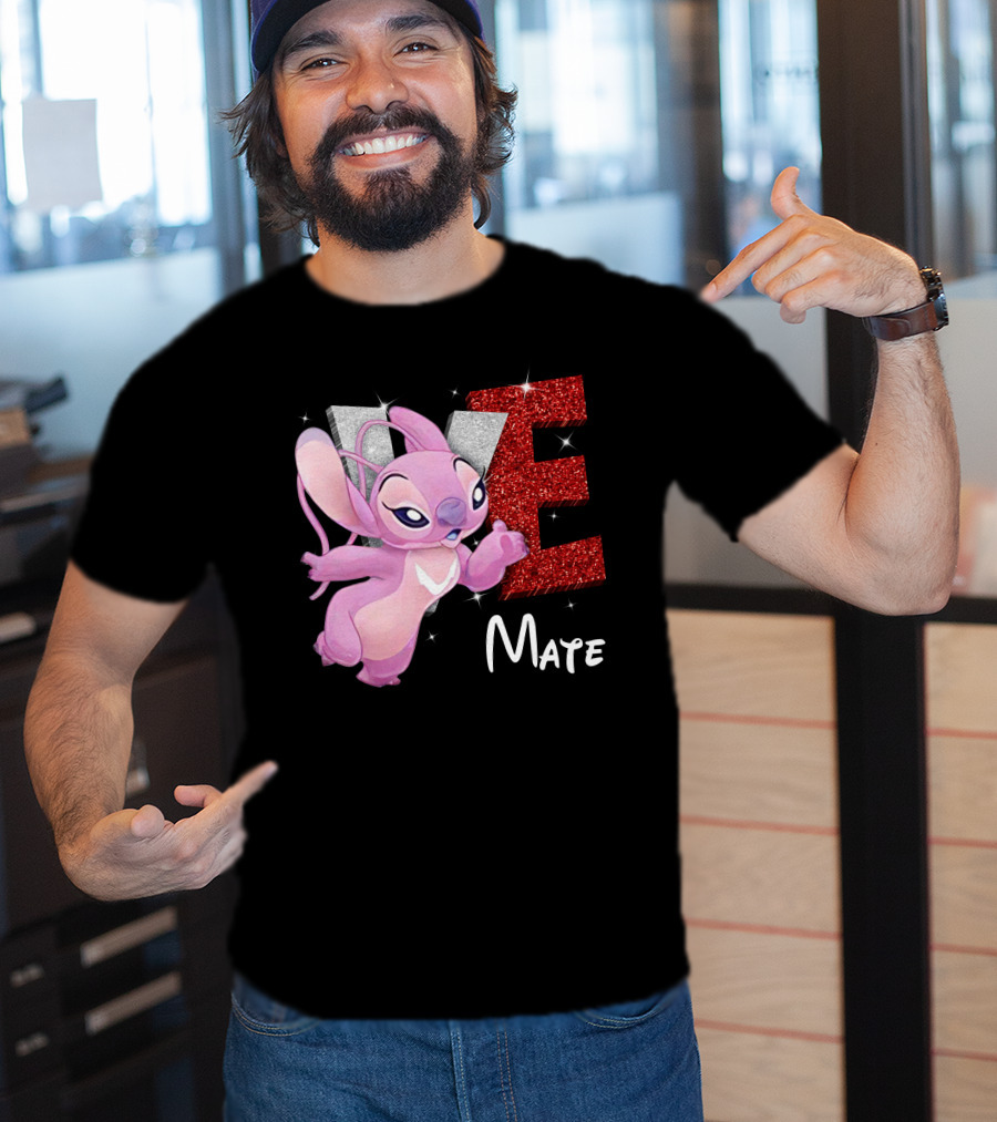 Love Mate Angel Experiment 624 Sparkle T-Shirt