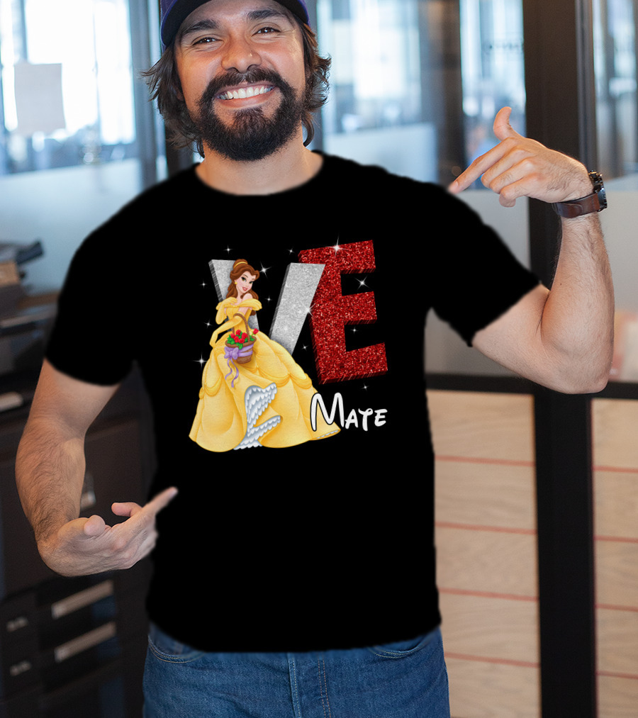 Belle Love Mate Sparkling Princess Theme T-Shirt