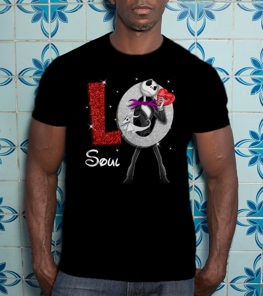 Soul Love Jack Skellington Zero Heart T-Shirt