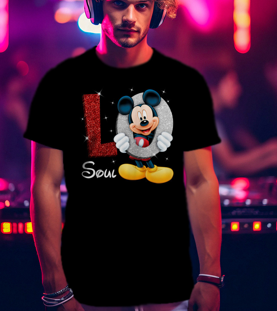 Mickey Mouse Love Soul T-Shirt