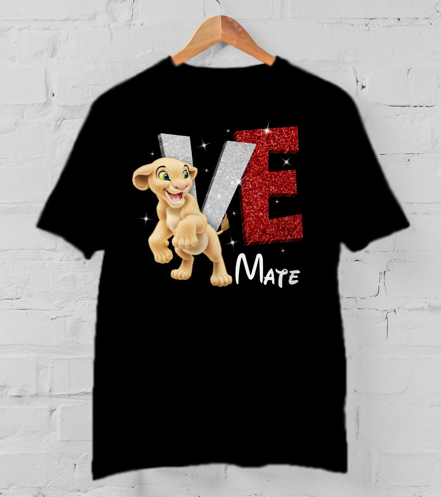 Nala Love Mate Lion Cub Sparkle T-Shirt