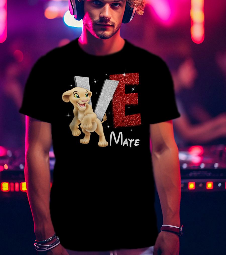 Nala Love Mate Lion Cub Sparkle T-Shirt