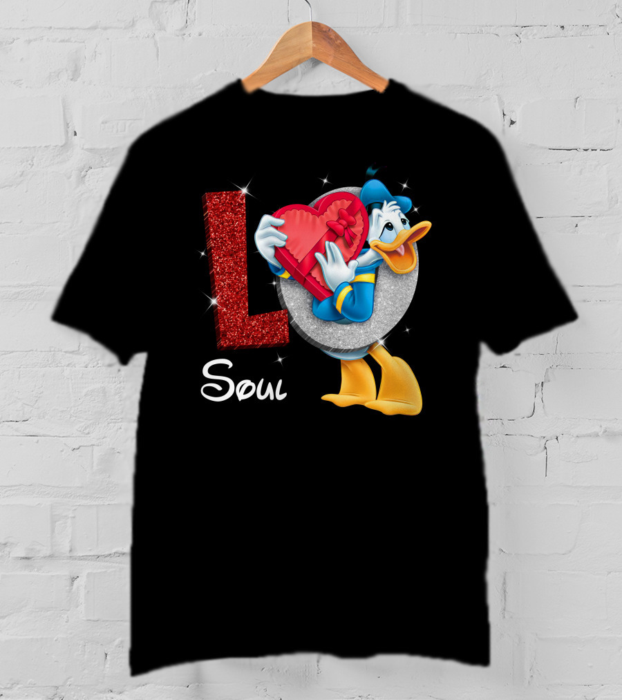Donald Soul Red Heart L T-Shirt