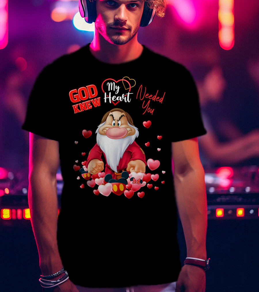 God Knew My Heart Needed You Grumpy Hearts Disney T-Shirt