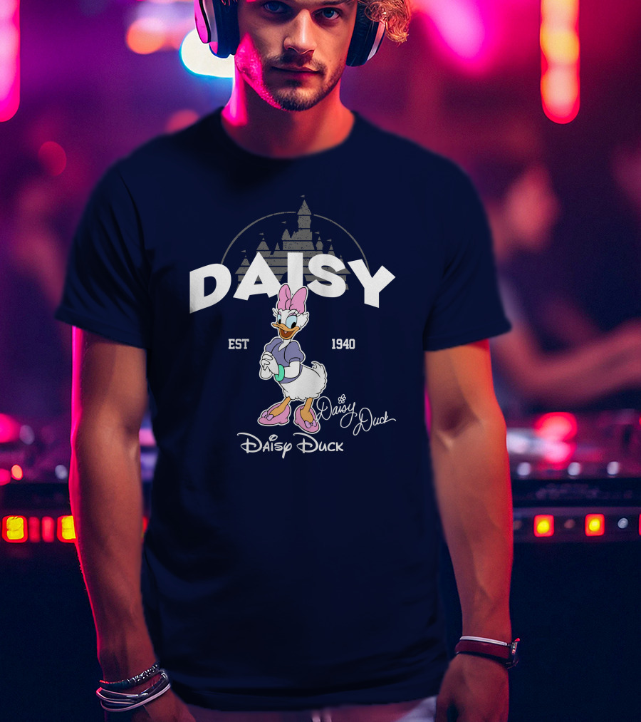 Daisy Duck Est 1940 Disney Character Vintage Style T-Shirt
