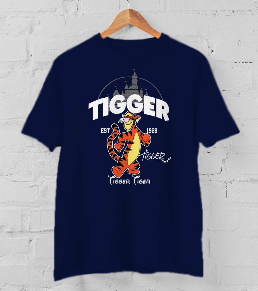 Tigger Tiger Castle Est 1928 T-Shirt