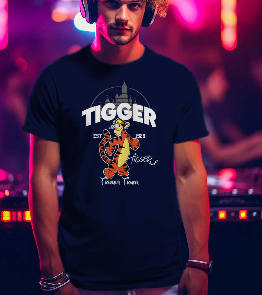 Tigger Tiger Castle Est 1928 T-Shirt