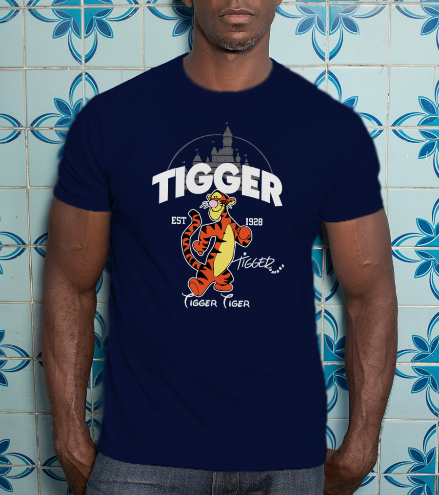 Tigger Tiger Castle Est 1928 T-Shirt