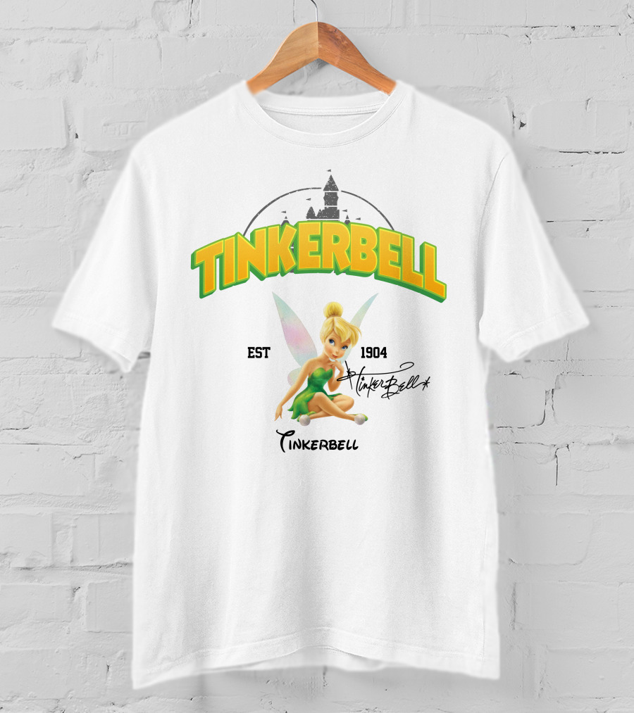 Tinkerbell Est 1904 Castle Wings T-Shirt