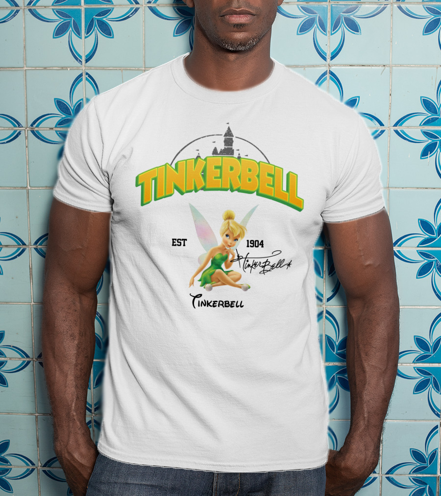Tinkerbell Est 1904 Castle Wings T-Shirt
