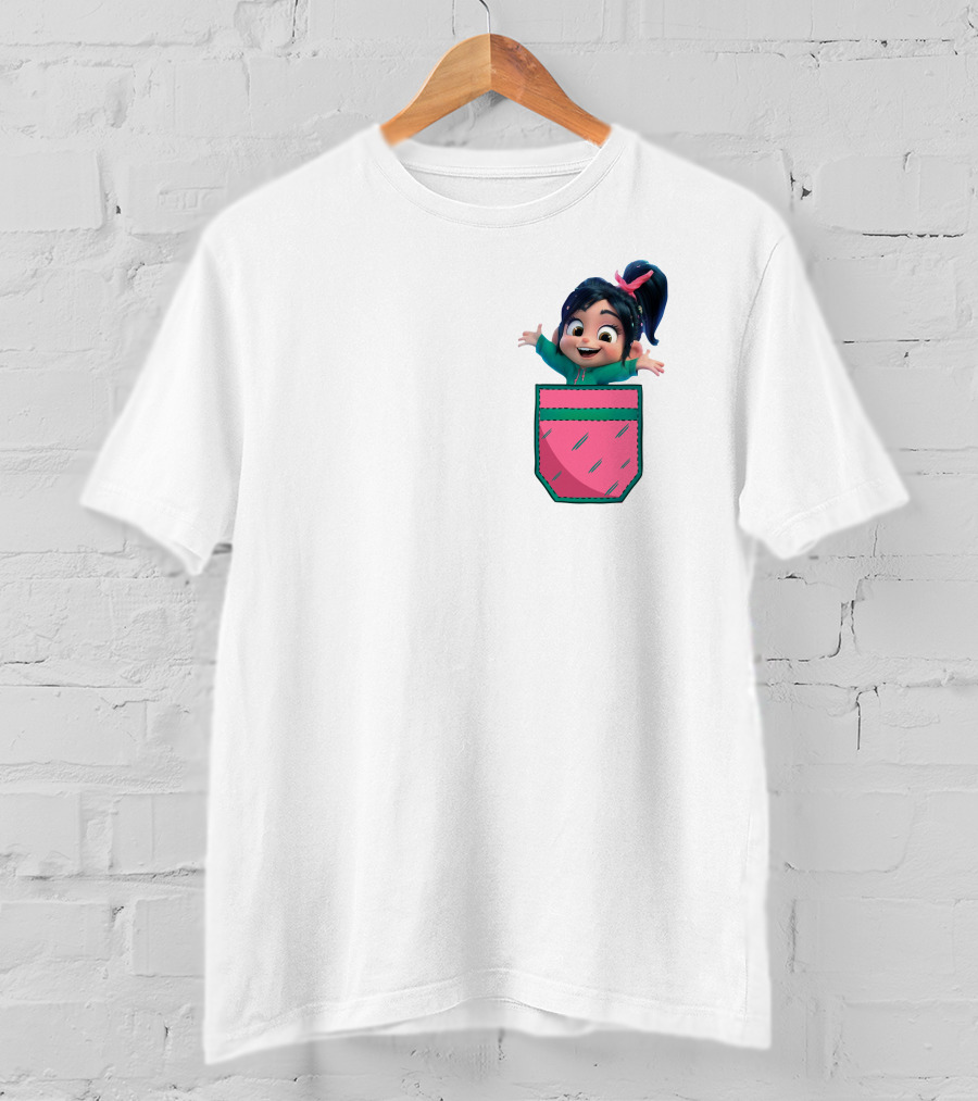 Vanellope Von Schweetz Pocket Character T-Shirt