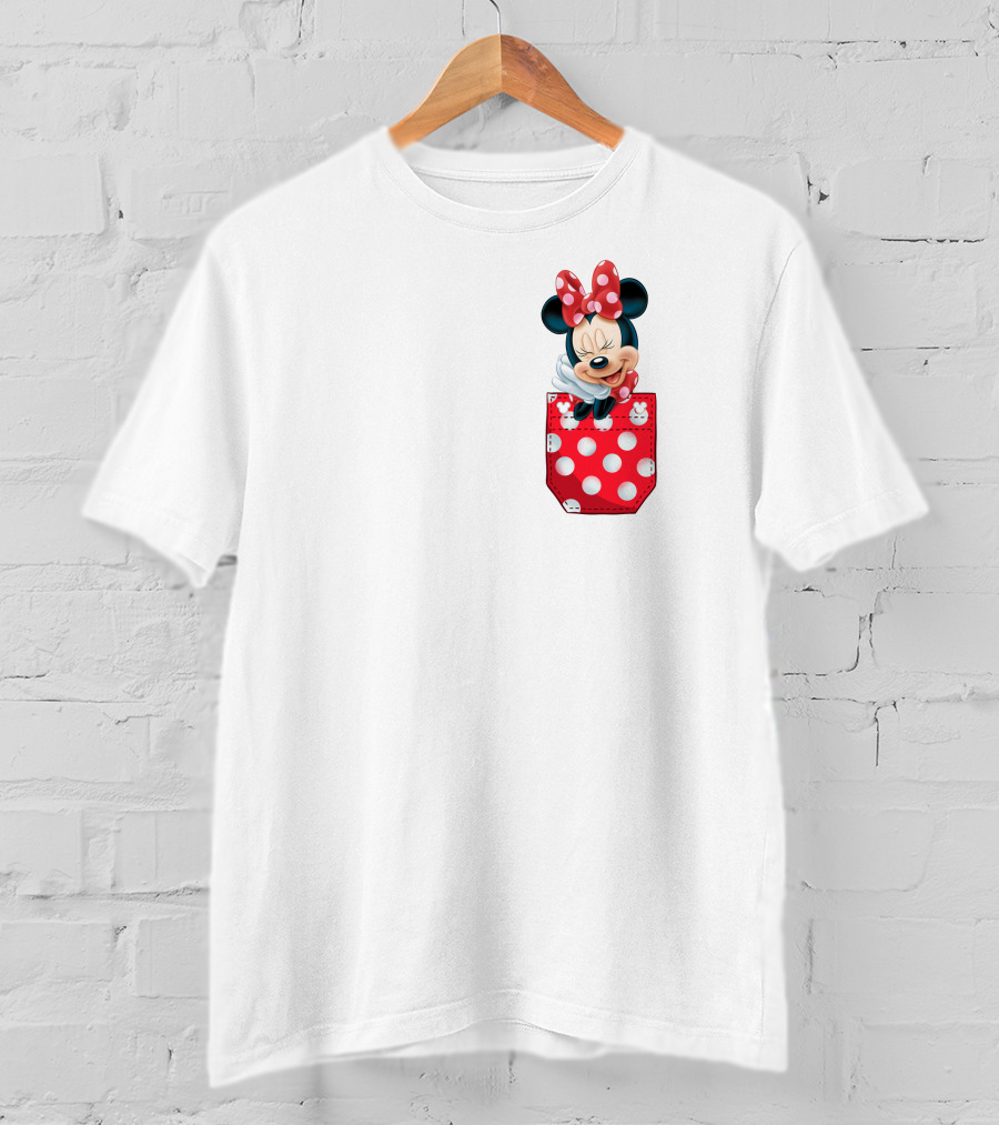 Minnie Mouse Polka Dot Pocket Fun T-Shirt