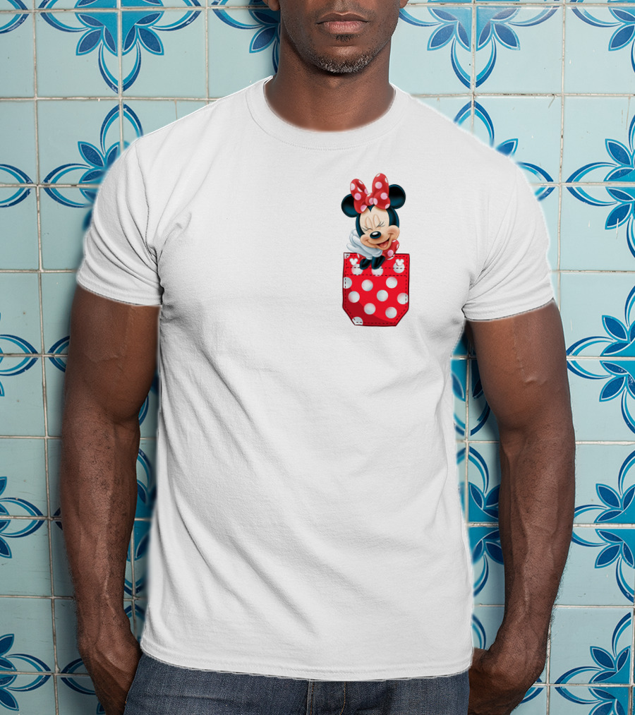 Minnie Mouse Polka Dot Pocket Fun T-Shirt