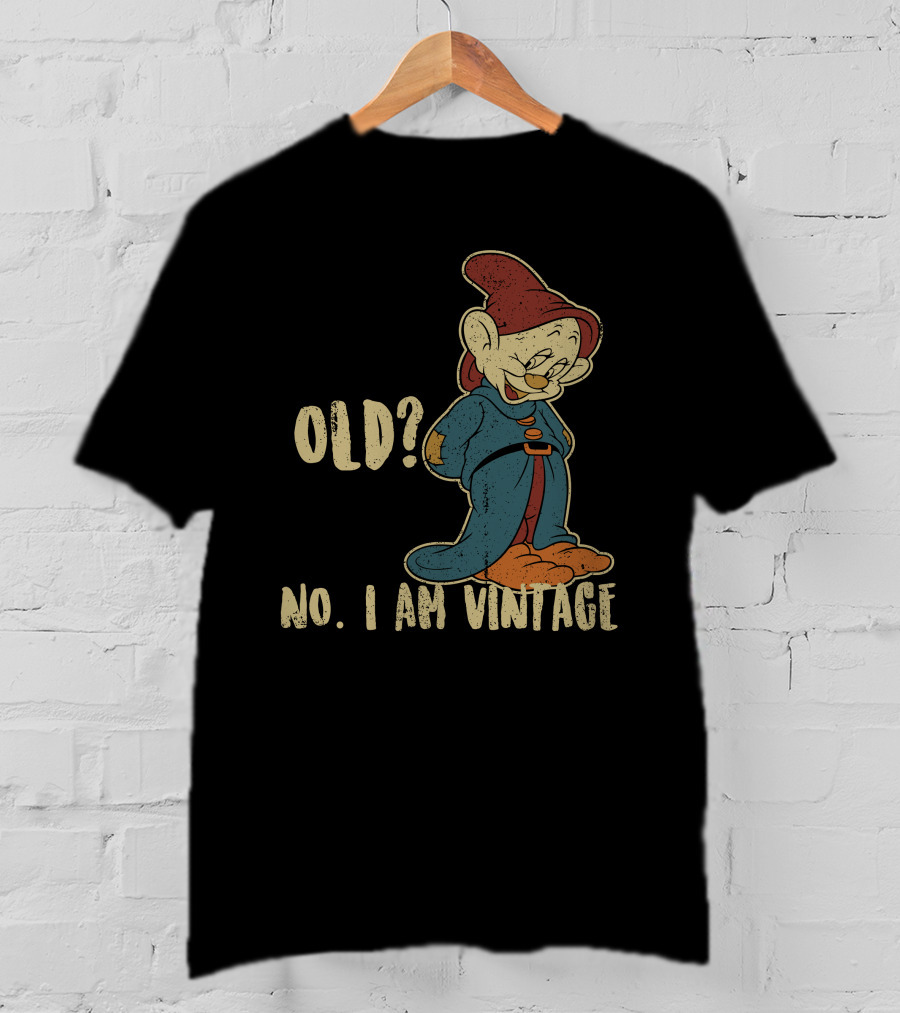 Dopey Old No I Am Vintage T-Shirt