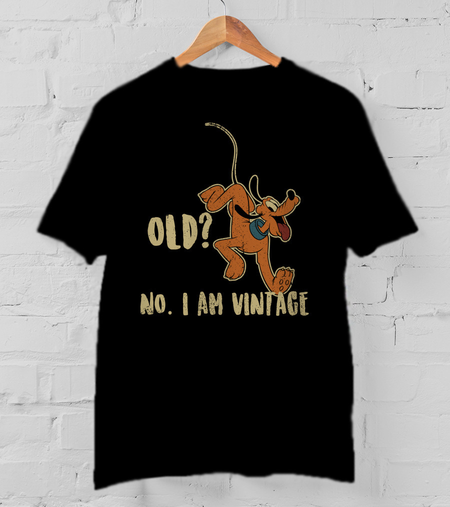 Pluto Old? No I Am Vintage T-Shirt