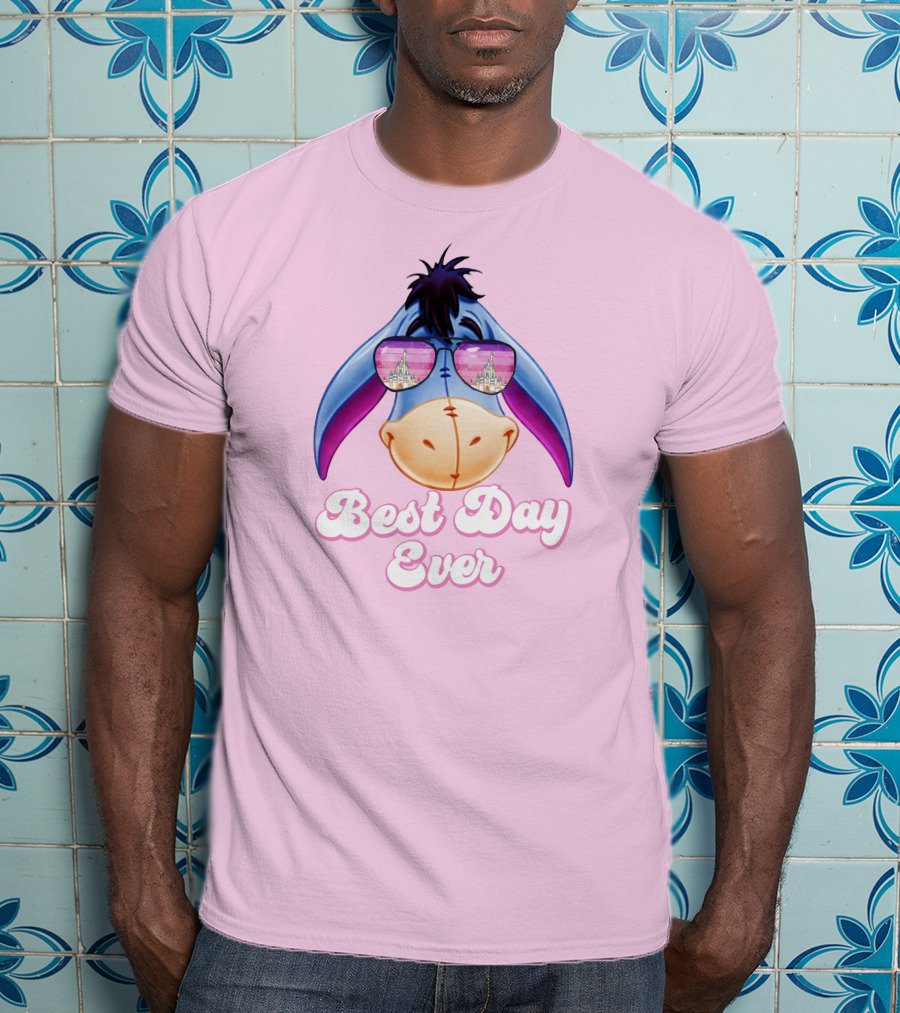 Best Day Ever Eeyore With Castle Sunglasses T-Shirt