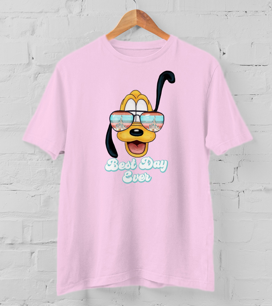 Pluto Sunglasses Best Day Ever T-Shirt