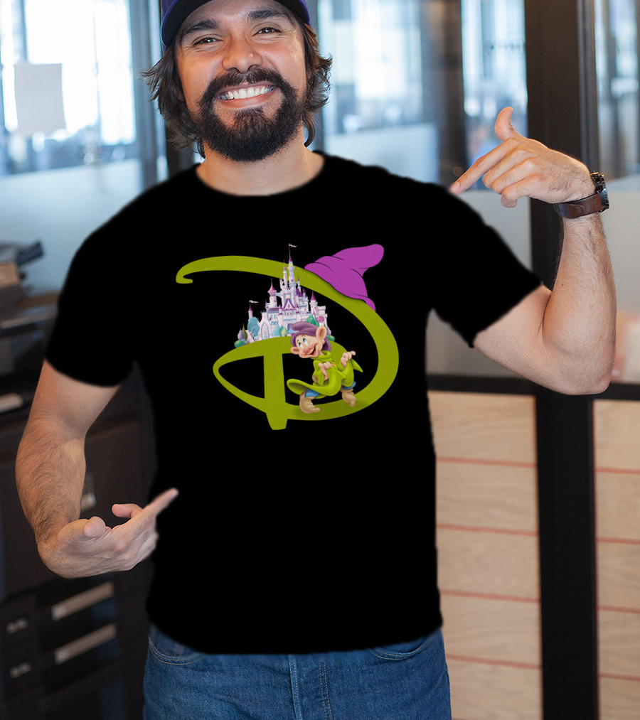 Dopey With Disneyland Castle Disney T-Shirt