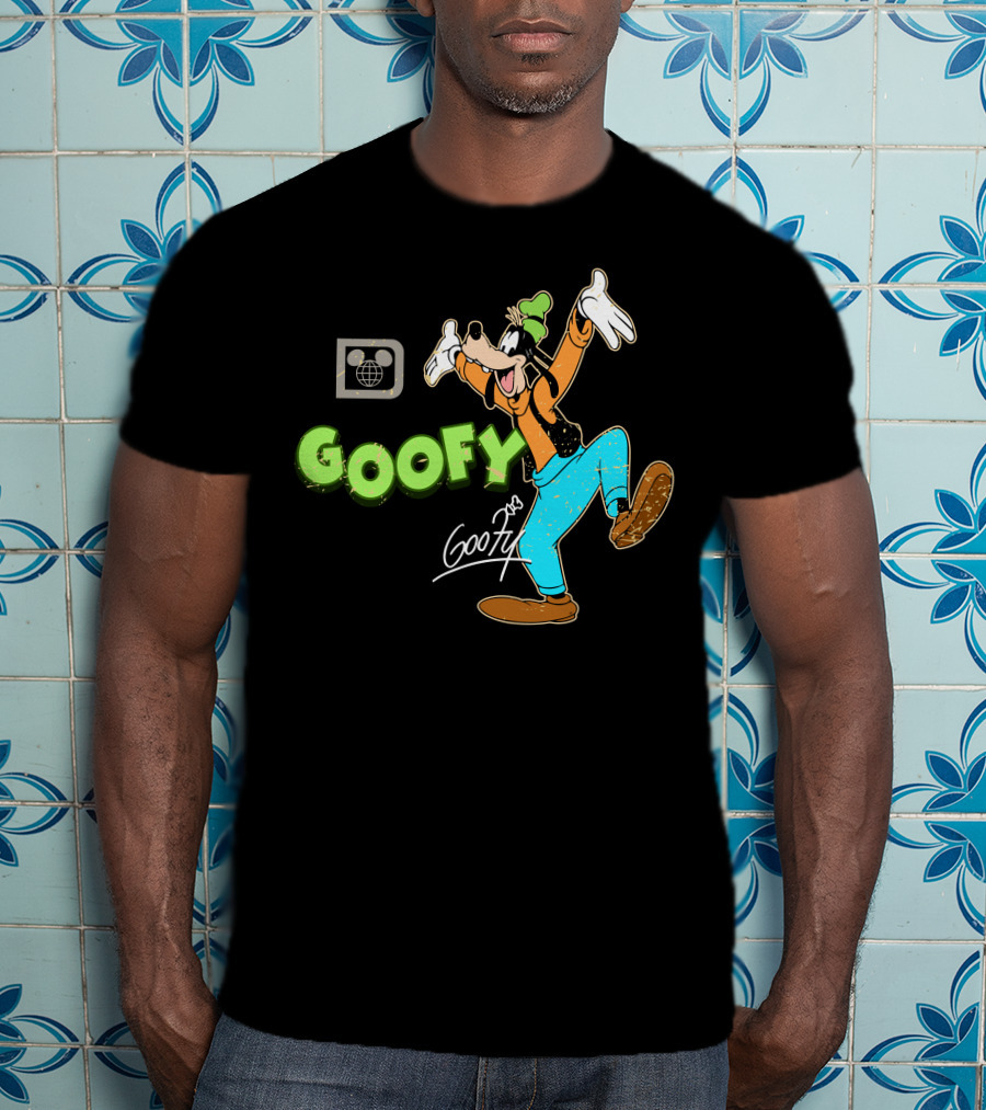 Goofy Disney Character Signature Pose T-Shirt
