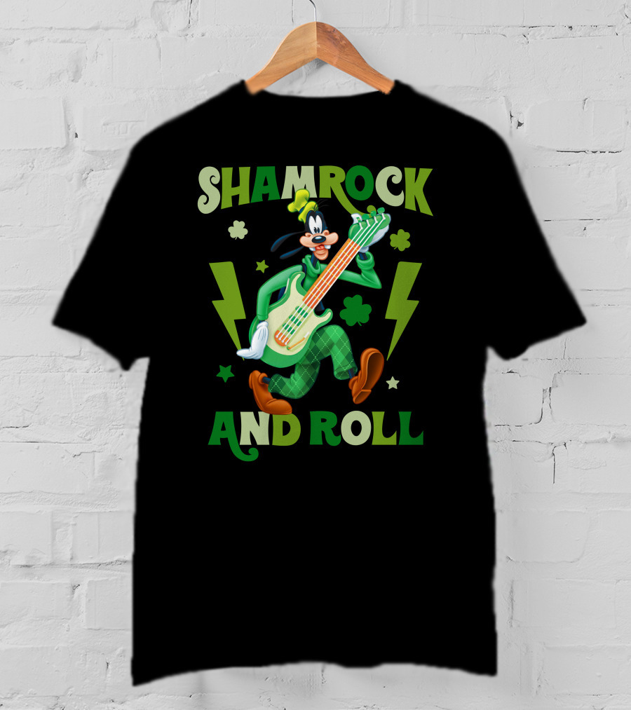 Shamrock And Roll Goofy T-Shirt