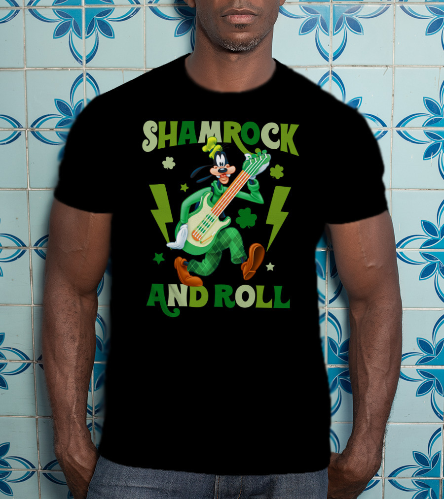 Shamrock And Roll Goofy T-Shirt