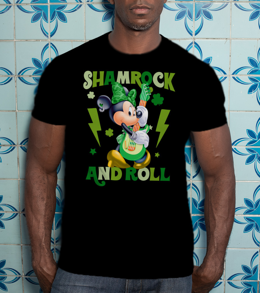 Minnie Shamrock And Roll T-Shirt