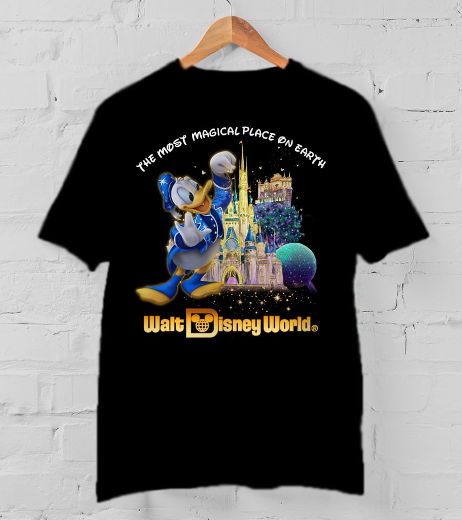 The Most Magical Place On Earth Donald Walt Disney World T-Shirt