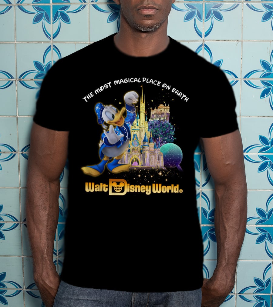 The Most Magical Place On Earth Donald Walt Disney World T-Shirt