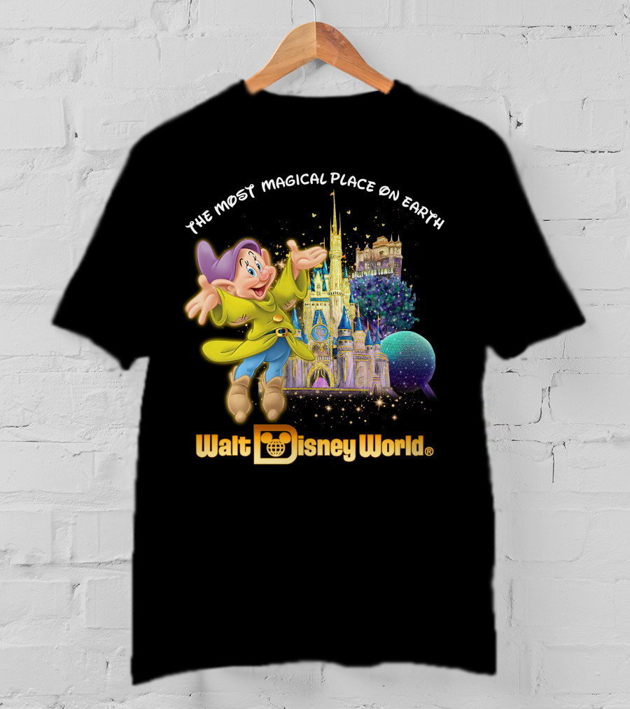 Dopey The Most Magical Place On Earth Walt Disney World T-Shirt
