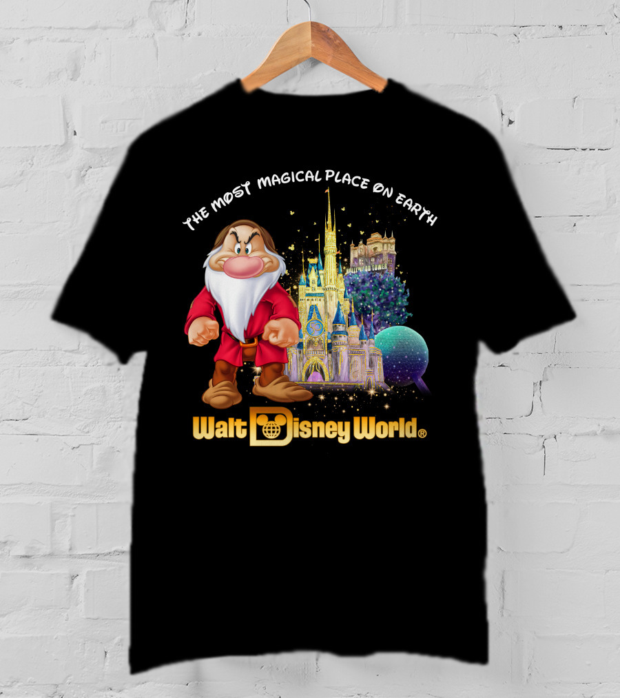 The Most Magical Place On Earth Grumpy Walt Disney World T-Shirt